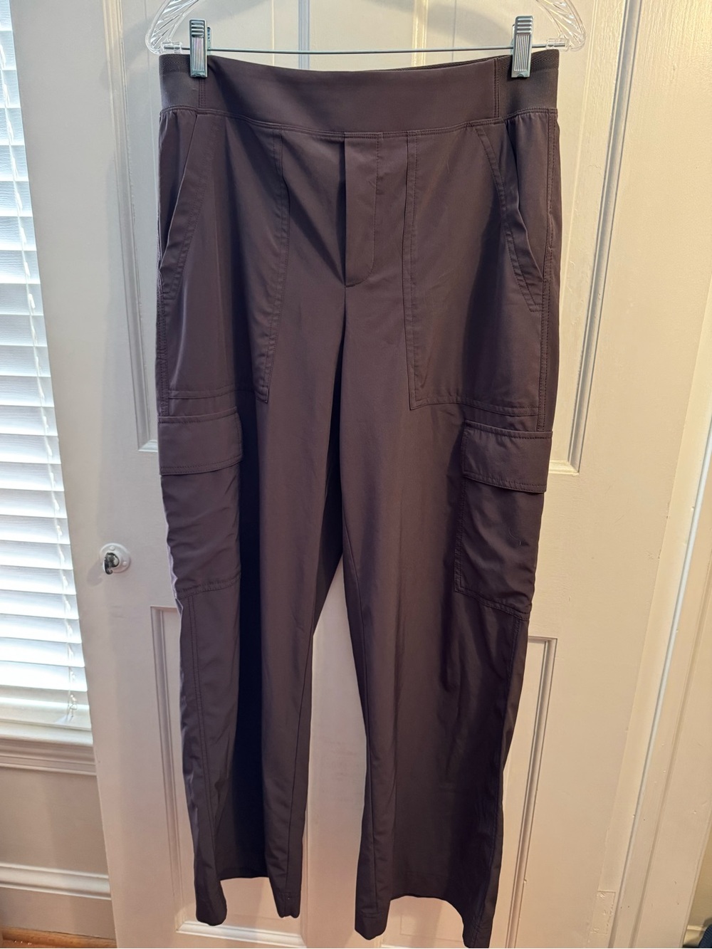 Athleta Women's Charcoal Cargo Track Pants